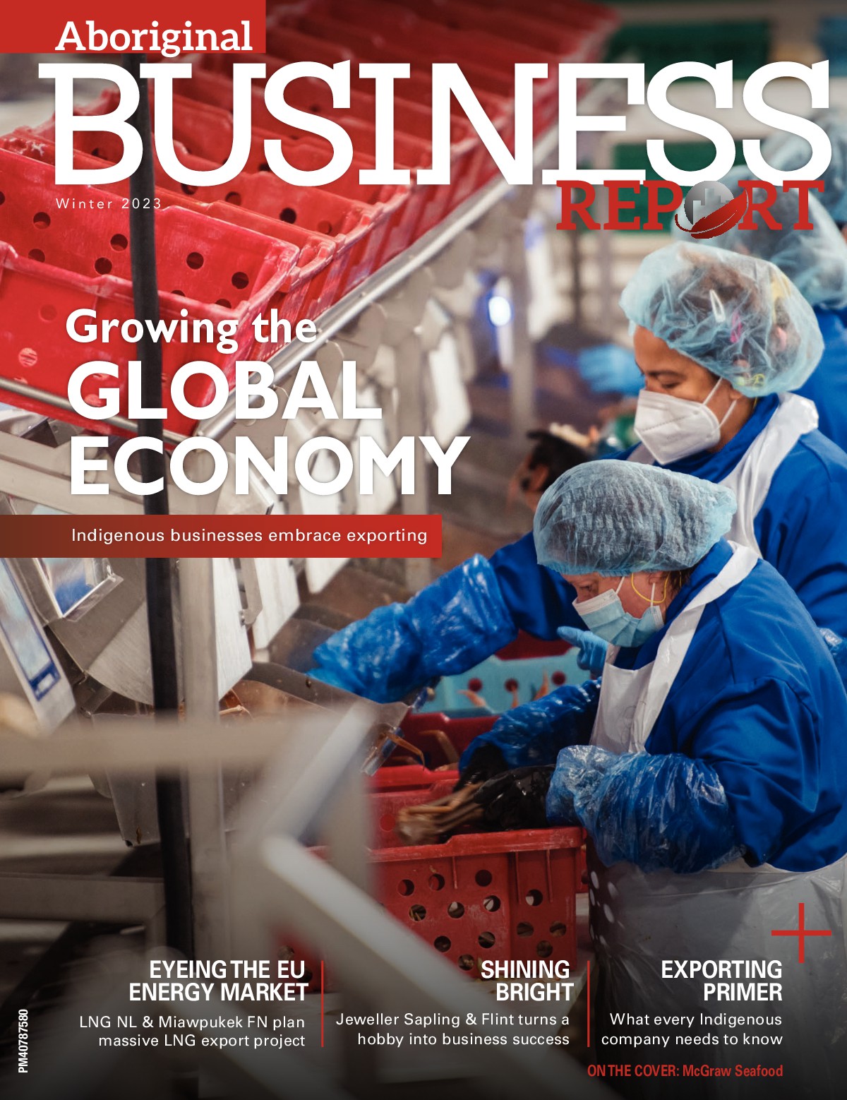 Cover of the Canadian Council for Aboriginal Business (CCIB) Aboriginal Business Report, Winter 2023 issue